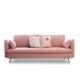 Nordic mủ màu hồng sofa vải căn hộ nhỏ hiện đại nhỏ gọn đoạn đỏ ba phòng khách đôi kết hợp mạng đơn - Ghế sô pha sofa l Ghế sô pha