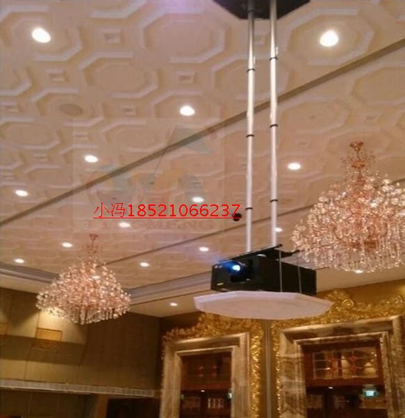 3 m Stroke Double-Lever Projector Electric Hanger Double Lever Lift Tube Routing Load Bearing 50 kg hanger