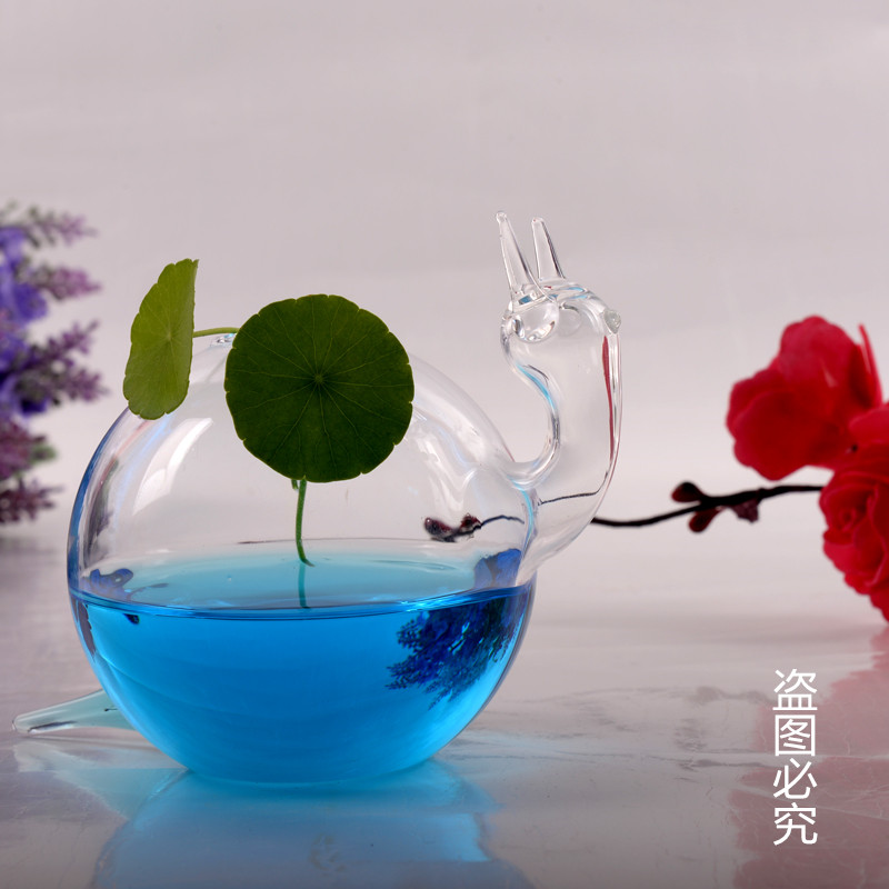 Eurostyle creative meritocratic and delicate snail vases water pewter fashion home Ornament Craft Gift Hem