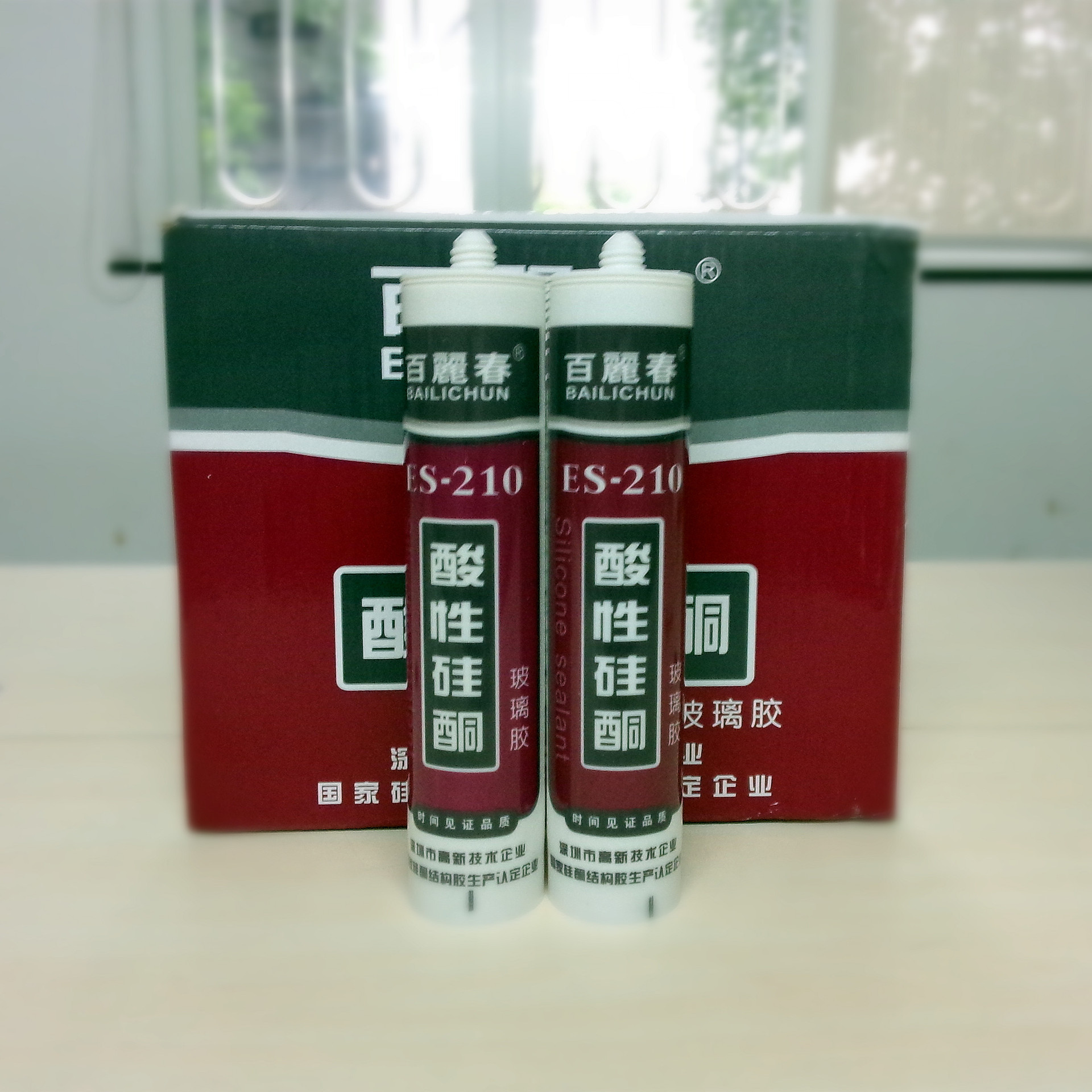 Thyme ES-210 acidic transparent glass glue acidic silicone glass rubber speed dry beauty easy to operate