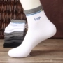 Vớ nam vớ cotton thể thao vớ ẩm ướt không hôi thối chân mùa xuân và mùa thu mùa đông cotton vớ nam chạy vớ thường tất cao cổ 