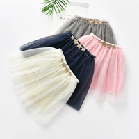 Mùa hè 2018 cô gái mới váy váy trẻ em váy trẻ em Công chúa Hàn Quốc váy fluffy trẻ em mặc váy đầm trẻ em 13 tuổi