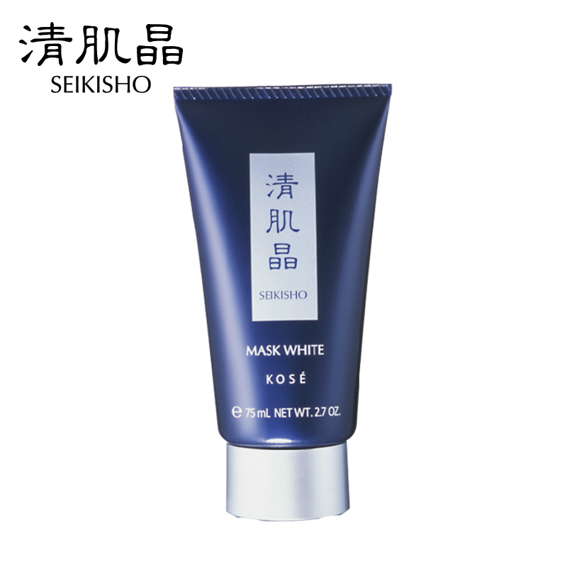 高丝/KOSE 清肌晶美白黑面膜80g 深层清洁 去黑头收缩毛孔面膜