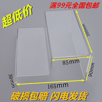 Two-story shoe display rack acrylic cosmetics display rack shoe store transparent shoe rack two-story ladder plastic shoe holder