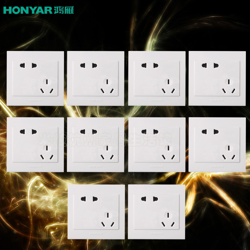 Hangzhou Hon Yangoose Slant Five Holes Slant 5 Holes 23 Socket 10A Power Outlet 10 Price