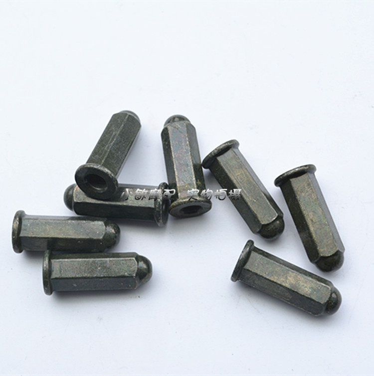 Locomotive accessories ghost fire Fuxi exhaust pipe fixing nut GY6 big sheep horse riding silencer nut m6 round head