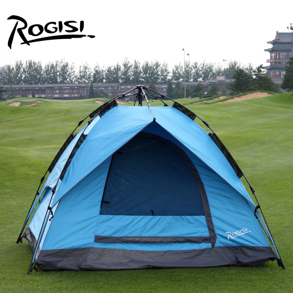 ROGISI Lujah Camping Thickened Anti-Rainstorm Double Automatic Tent 3-4 People Sunscreen R-Y-507