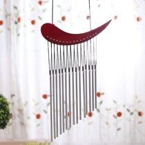 Solid Wood metal pipe music wind chime hanging door decoration creative birthday gift children Girl bedroom balcony pendant