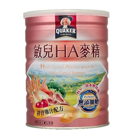 台湾官网直邮进口《桂格》敏儿HA-排骨鸡汁麦精（700g/罐）