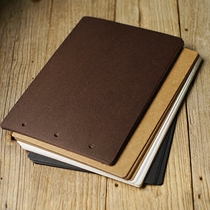 Rectangular three-hole rounded DIY photo album paper card inner page iron ring album replacement inner core plus page spare special shot