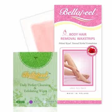 Bellapeel 蓓拉佩尔 精油脱毛蜡纸 除毛蜜蜡 加1台湾官网直邮进口