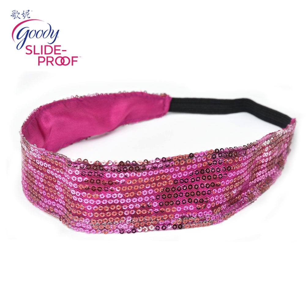 Goody/歌妮新款进口美国发饰 零压力发带 丝绸片珠头带 欧美潮流