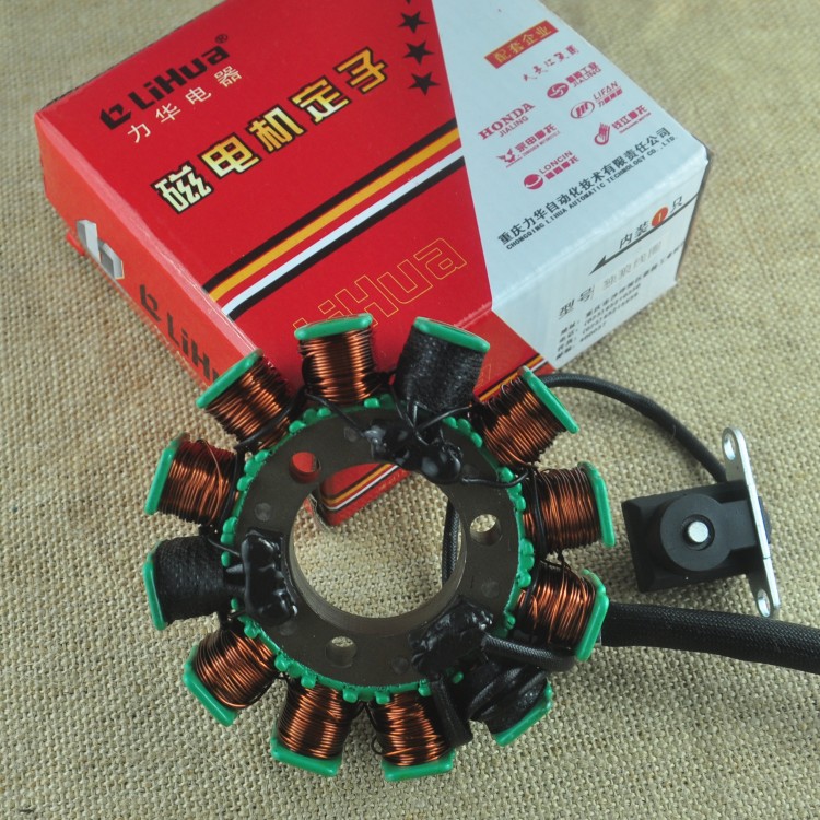 Jialing Locomotive JH125-7A-19E-F-35A Jin Ting Iron Sole Wolf Magnetic Motor Stator Coil