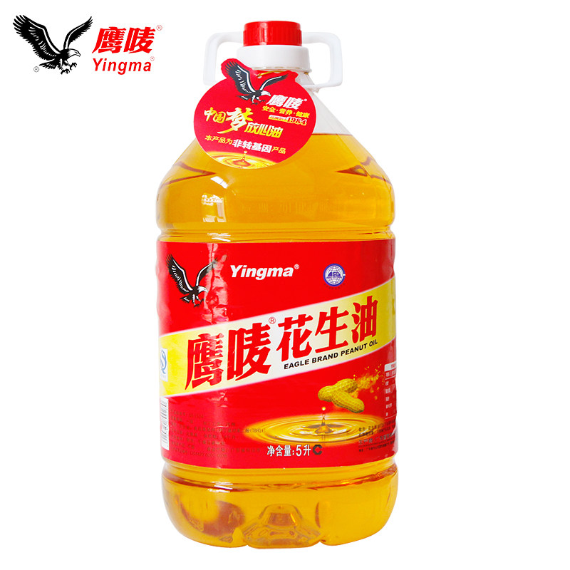【天猫超市】鹰唛特香一级花生油5L