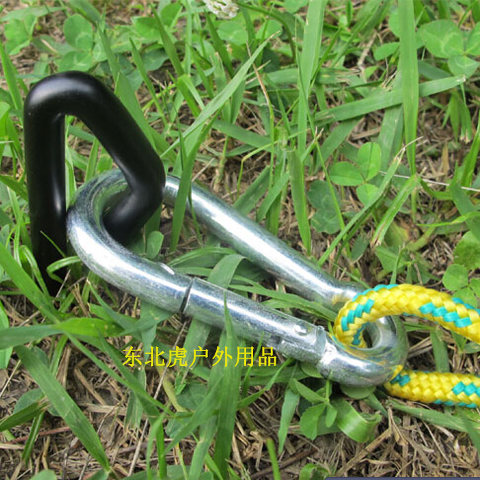 Special price stainless steel climbing buckle 304 pure steel multifunction fast hanging tent accessories Climbing Accessories Firm