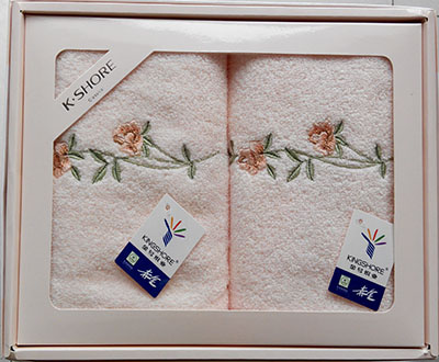 Wholesale group purchase gold Number of pure cotton Two face towels 2119WAh gift box to increase Thickened Wedding Celebration