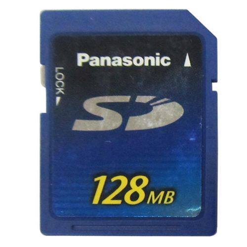 Original Panasonic Panasonic Panasonic SD 128M SD Card 128MB Factory Test Old Camera Placer Card