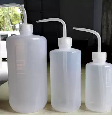 Elbow plastic bottle LDPE white elbow solvent bottle oil pot washing bottle 250ml 500ML 1000ML