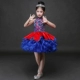 Trang phục dạ hội cho trẻ em Chủ nhà Tutu Girls Model Show Trang phục Trẻ em Công chúa Dress Dress Quần áo Trailing - Váy trẻ em