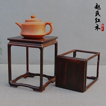 Red Wood Base Large Red Acid Pruner small flower shelf Chishstone bonsai Vase Buddha Statue of Buddhas Teapot Pendulum