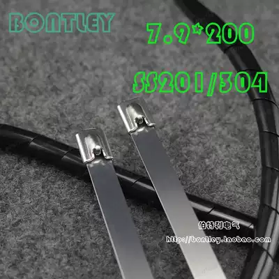 201 304 316 marine self-locking stainless steel cable ties 7 9*200