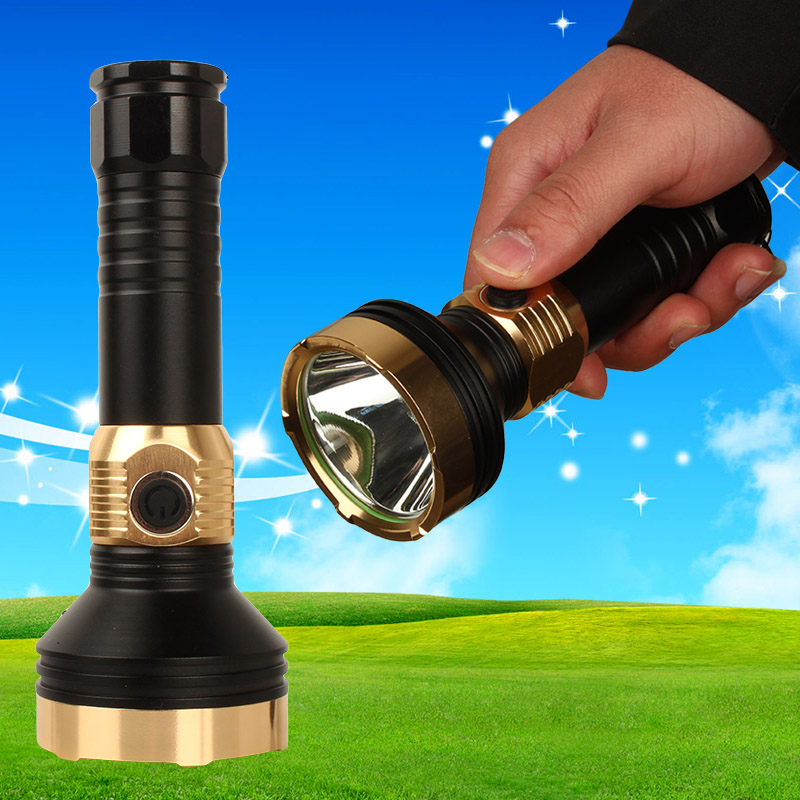 c25 strong light flashlight big light cup spotlight 3WLED outdoor charging camping fishing walking aluminum alloy miner's lamp