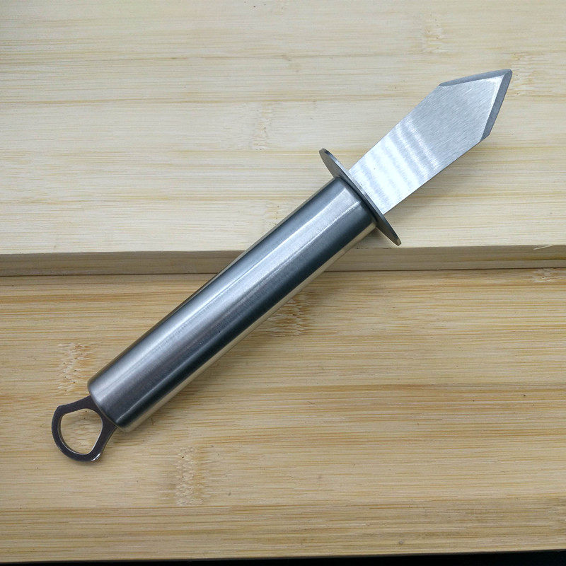 Stainless steel oyster knife oyster knife abalone knife seafood shell knife small tool with hand guard