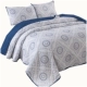 Bông xuất khẩu Châu Âu trải giường thêu quilting là chăn bông ba mảnh bông đơn giản điều hòa không khí mùa hè chăn bông