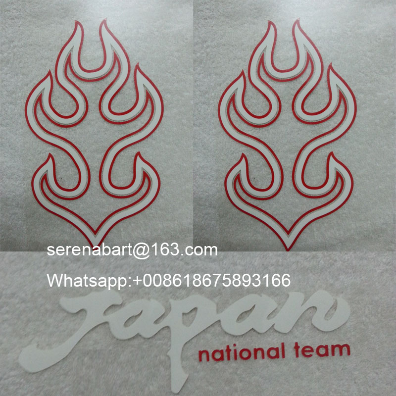 1998 Japan's home jersey flame shirt repair arm chapter