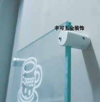 Side clip hole-free advertising nails notched aluminum advertising nails glass aluminum decorative nails acrylic screws