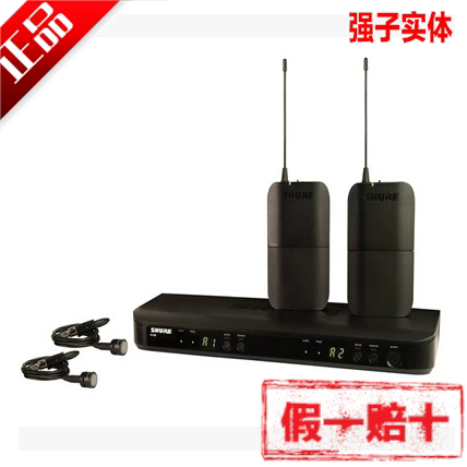 SHURE Shul BLX188 CVL BLX188 PG85 Dual Collar Clip Microphone Mic ACE Line Goods Brand New