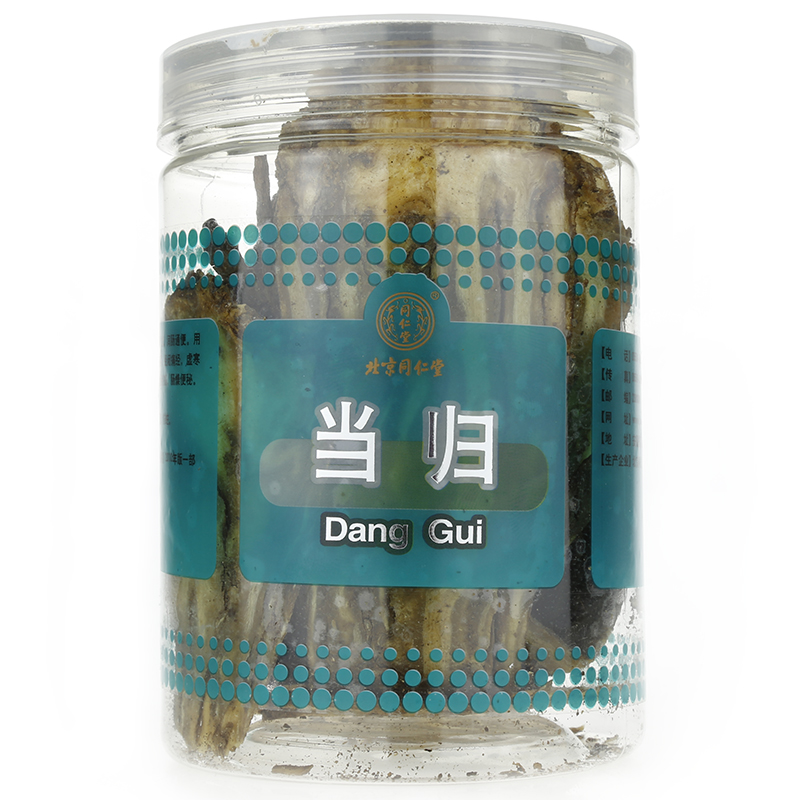 北京同仁堂当归100g/瓶 同仁堂当归片 无硫当归头切片 护生堂
