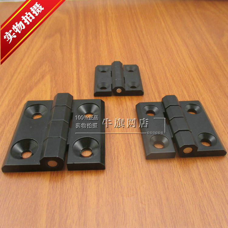 Black Thickened Iron Cabinet Door Hinge Distribution Cabinet Distribution Cabinet Equipment Industrial Hinge Machine Bed Accessories Hinge