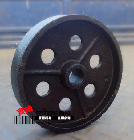6 Wheels Single Wheel Sheet Cast-iron Wheels Air Compressors Wheels Air Pump Wheels Oven High Temperature Resistant Wheels Industrial Wheels