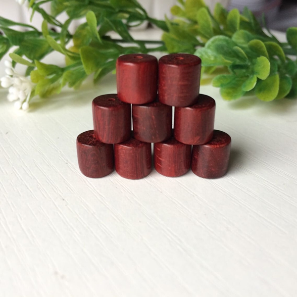 Small Leaf Purple Sandalwood Barrel Bead pillar Everest Pearl DIY accessories Little Leaf Purple Sandalwood