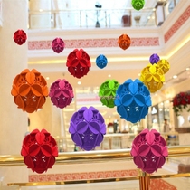Shopping mall shop opening ceremony decoration air ceiling hanging decoration kindergarten corridor classroom decoration show Flower Ball