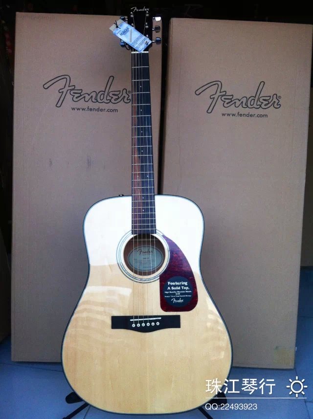 Fender Fender CD140S NAT spruce face single folk guitar licensed authorized dealer Pearl River Music
