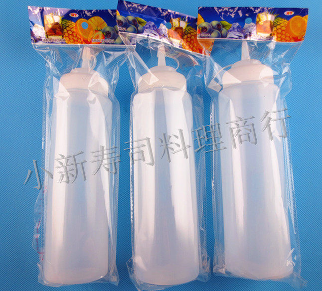 Large sushi bottle squeeze bottle salad bottle jam bottle squeeze bottle salad bottle cream bottle 720ML