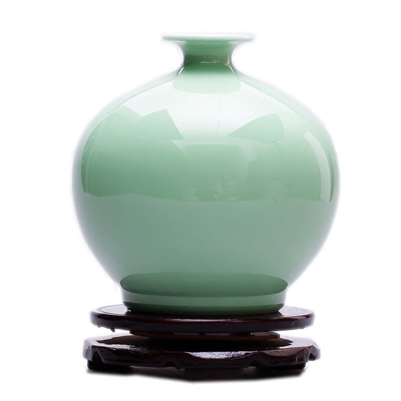 Jingdezhen ceramics shadow blue glaze antique vase Chinese style restoring ancient ways is the sitting room porch decoration handicraft furnishing articles