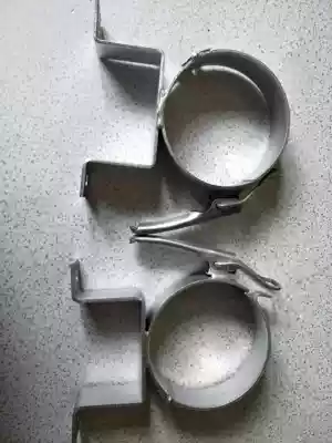 Bulk cement tank auto parts ash pipe bracket clamp hoop unloading pipe bracket bracket clamp hoop