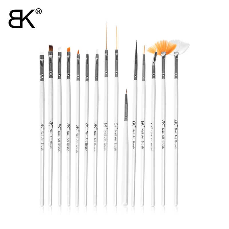 BK美甲工具用品15支彩绘笔套装超值专业 点钻笔 光疗笔 画花笔