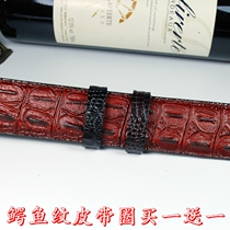 Crocodile pattern belt ring Leather belt ring Cowhide ring Belt ring 2 5 3 0cm 3 5cm 4 0cm