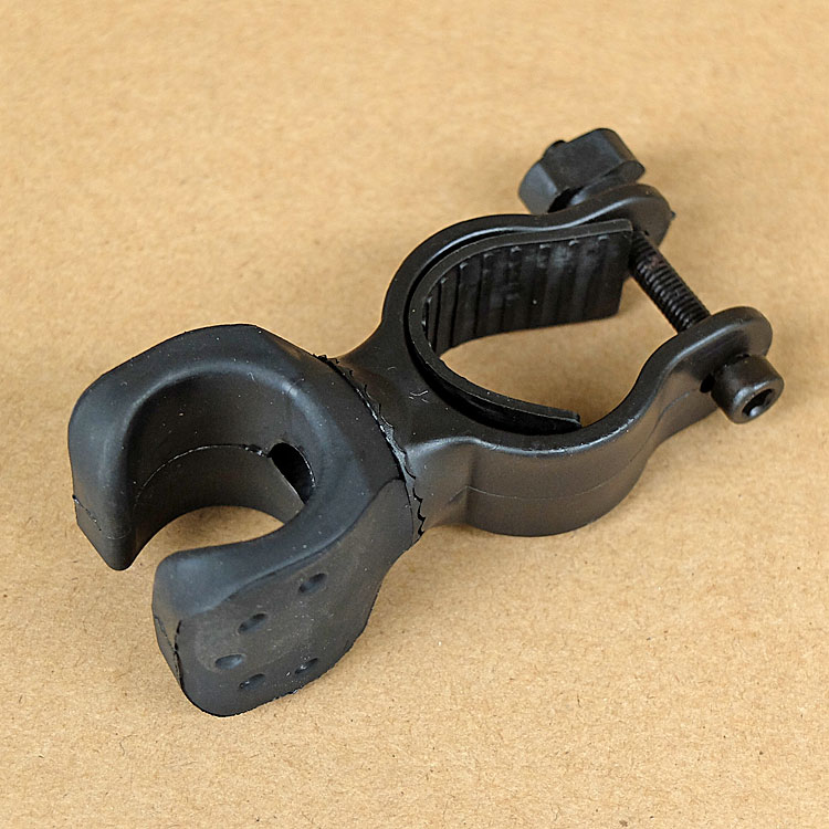 Bicycle Light Stand Flashlight Holder 360 Rotating Light Clip Cycling Mountain Bike Equipment Night Ride