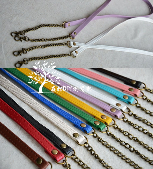 (Forest Wholesale) 1 2M* 1 2 Candy Color PU Chain Diagonal Satchel with delivery assorted ancient copper D buckle
