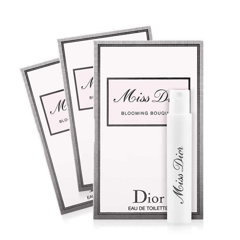 Dior/迪奥小姐花漾淡香水1ml*3  花漾甜心淡香氛 EDT女士持久