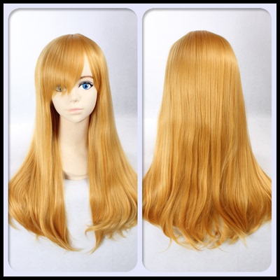 taobao agent [Soul Man Xuan] Oriental Project-Lili Hos Thick 60cm golden long hair cosplay wig