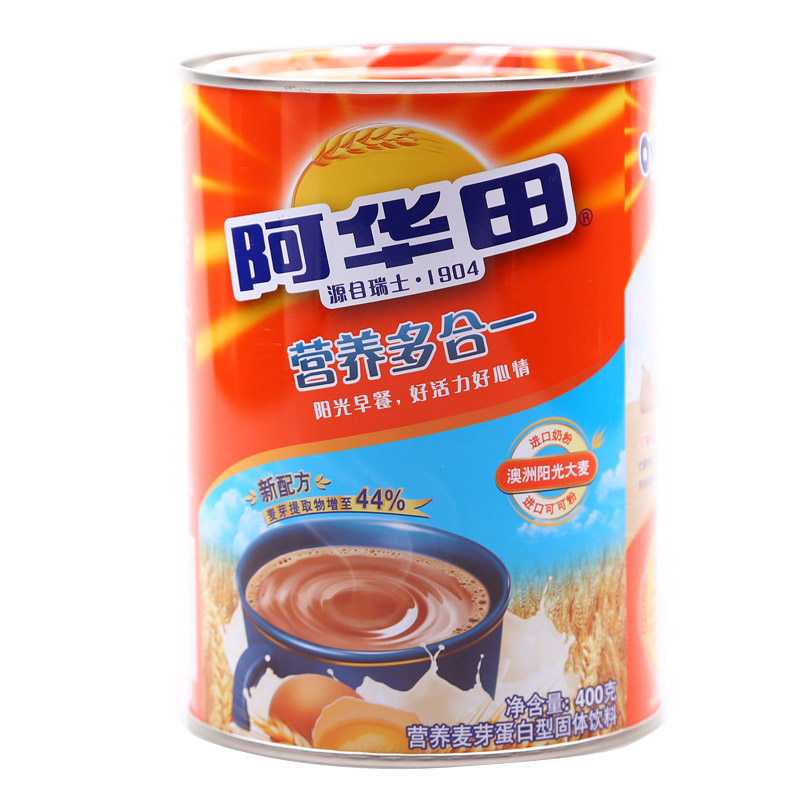【天猫超市】阿华田牛奶冲饮400g 营养多合一 营养品饮料麦乳精