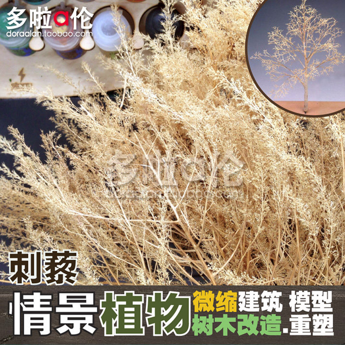 Doraemon] Thorn quinoa Holland dried flowers trees Model railway train soldiers platform construction sand table scene