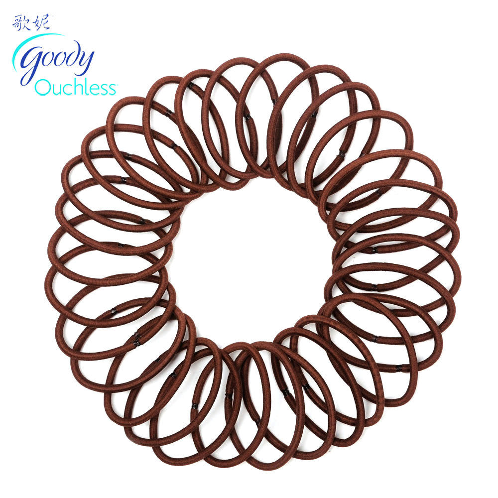 Goody/歌妮美国发饰发圈 发绳柔韧不伤发 百搭皮筋 发绳 30根