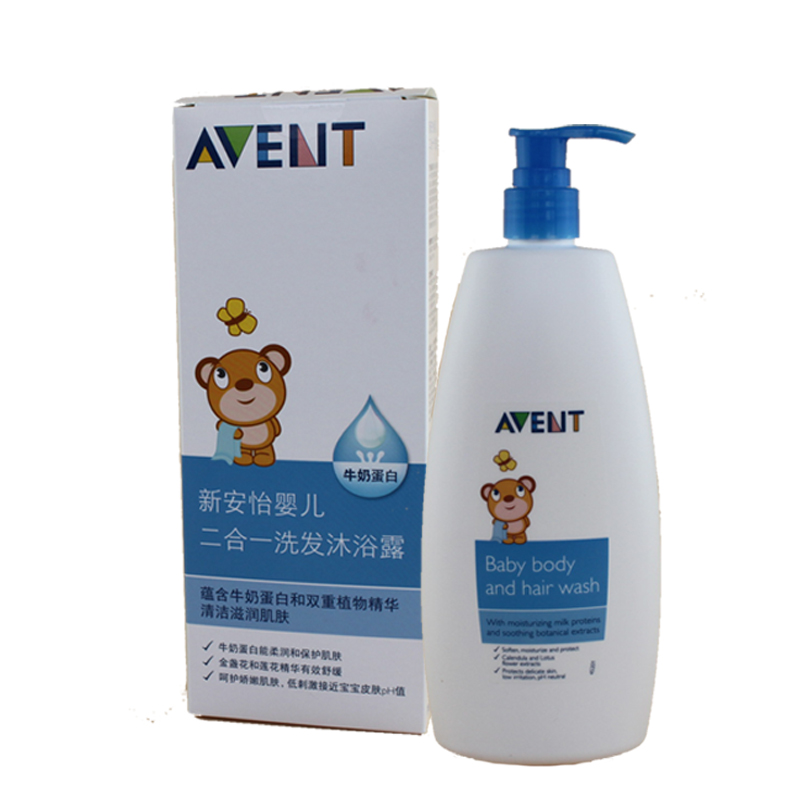 飞利浦新安怡洗发沐浴露二合一400ml  SCF513/41